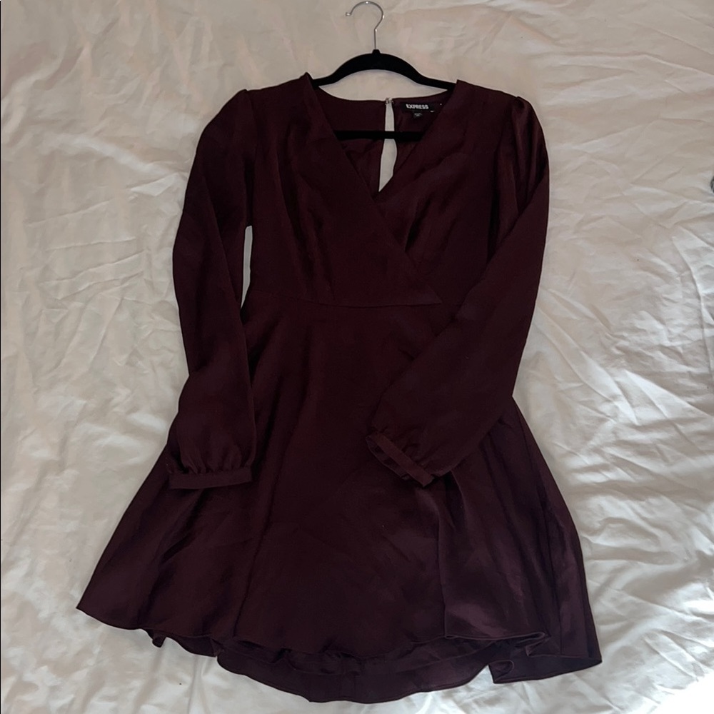 Women's Burgundy Dress